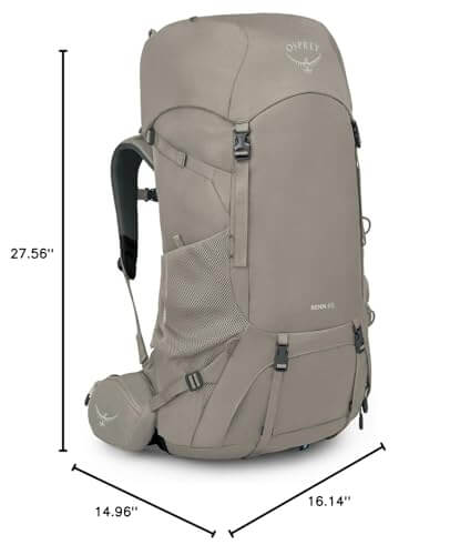 Image of Osprey Renn 65L Women's Backpacking Backpack, a backpack available for $385.70 Buy now and save at Adventure Travel Gear