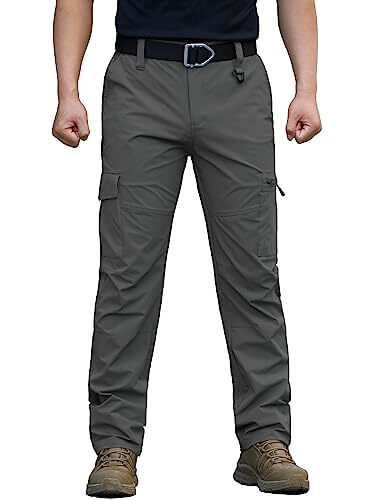 Image of Men's Quick Dry Hiking Pants Lightweight Water-Resistant, a Pants available for $47.84 Buy now and save at Adventure Travel Gear