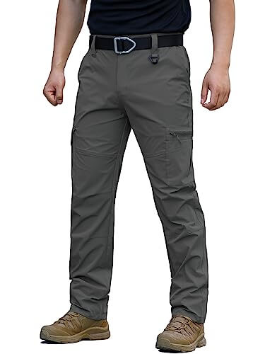 Image of Men's Quick Dry Hiking Pants Lightweight Water-Resistant, a Pants available for $47.84 Buy now and save at Adventure Travel Gear