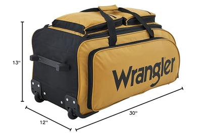 Image of Wrangler 30" Wesley Rolling Duffel Bag, a Duffel Bag available for $63.80 Buy now and save at Adventure Travel Gear