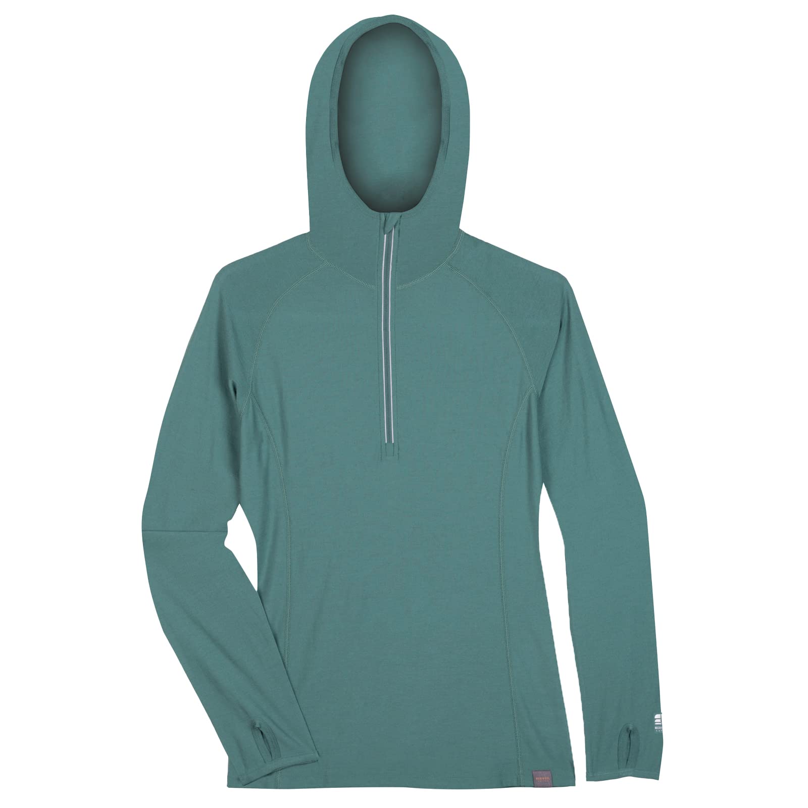 Image of MERIWOOL Women’s Base Layer Hoodie Lightweight Merino Wool Long Sleeve Thermal, a Women's Base Layer Hoodie available for $92.80 Buy now and save at Adventure Travel Gear