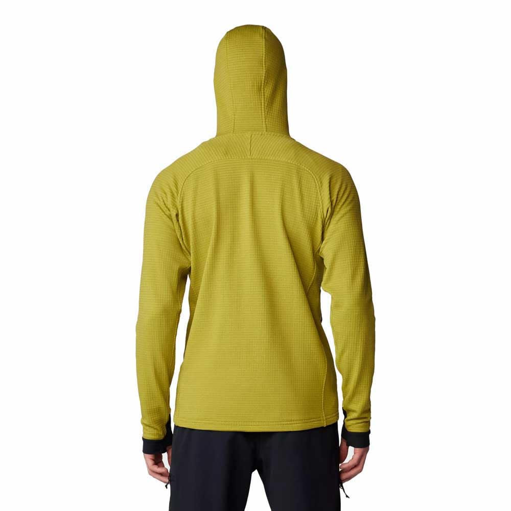 Image of Mountain Hardwear Men's Polartec Power Grid Full Zip Hoody, a Men's Mid Layer available for $232.00 Buy now and save at Adventure Travel Gear