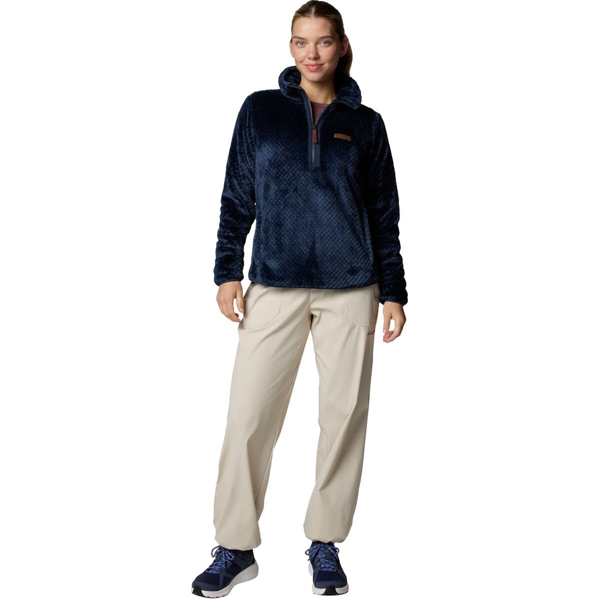 Image of Columbia Women's Fire Side Sherpa 1/4 Zip, a Jacket available for $70.69 Buy now and save at Adventure Travel Gear