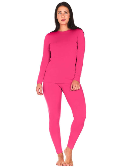 Image of Thermajane Long Johns Thermal Underwear for Women Fleece Lined Base Layer, a Women's Base Layer Set available for $35.66 Buy now and save at Adventure Travel Gear