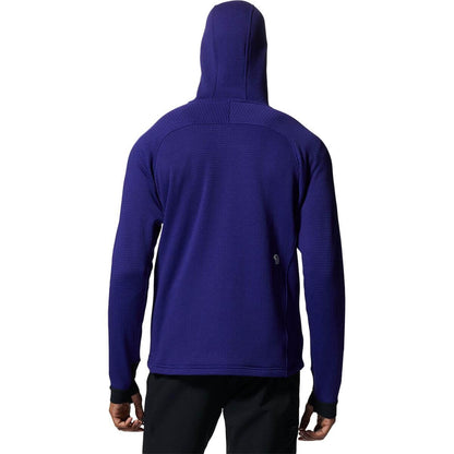 Image of Mountain Hardwear Men's Polartec Power Grid Full Zip Hoody, a Men's Mid Layer available for $232.00 Buy now and save at Adventure Travel Gear