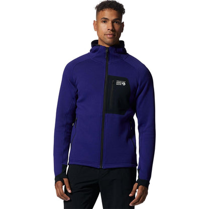 Image of Mountain Hardwear Men's Polartec Power Grid Full Zip Hoody, a Men's Mid Layer available for $232.00 Buy now and save at Adventure Travel Gear