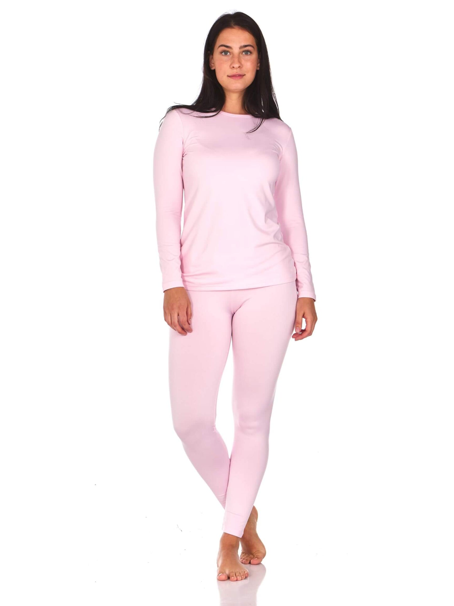 Image of Thermajane Long Johns Thermal Underwear for Women Fleece Lined Base Layer, a Women's Base Layer Set available for $46.39 Buy now and save at Adventure Travel Gear