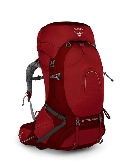 Image of Osprey Atmos AG 65 Men's Backpacking Backpack, a backpack available for $384.60 Buy now and save at Adventure Travel Gear