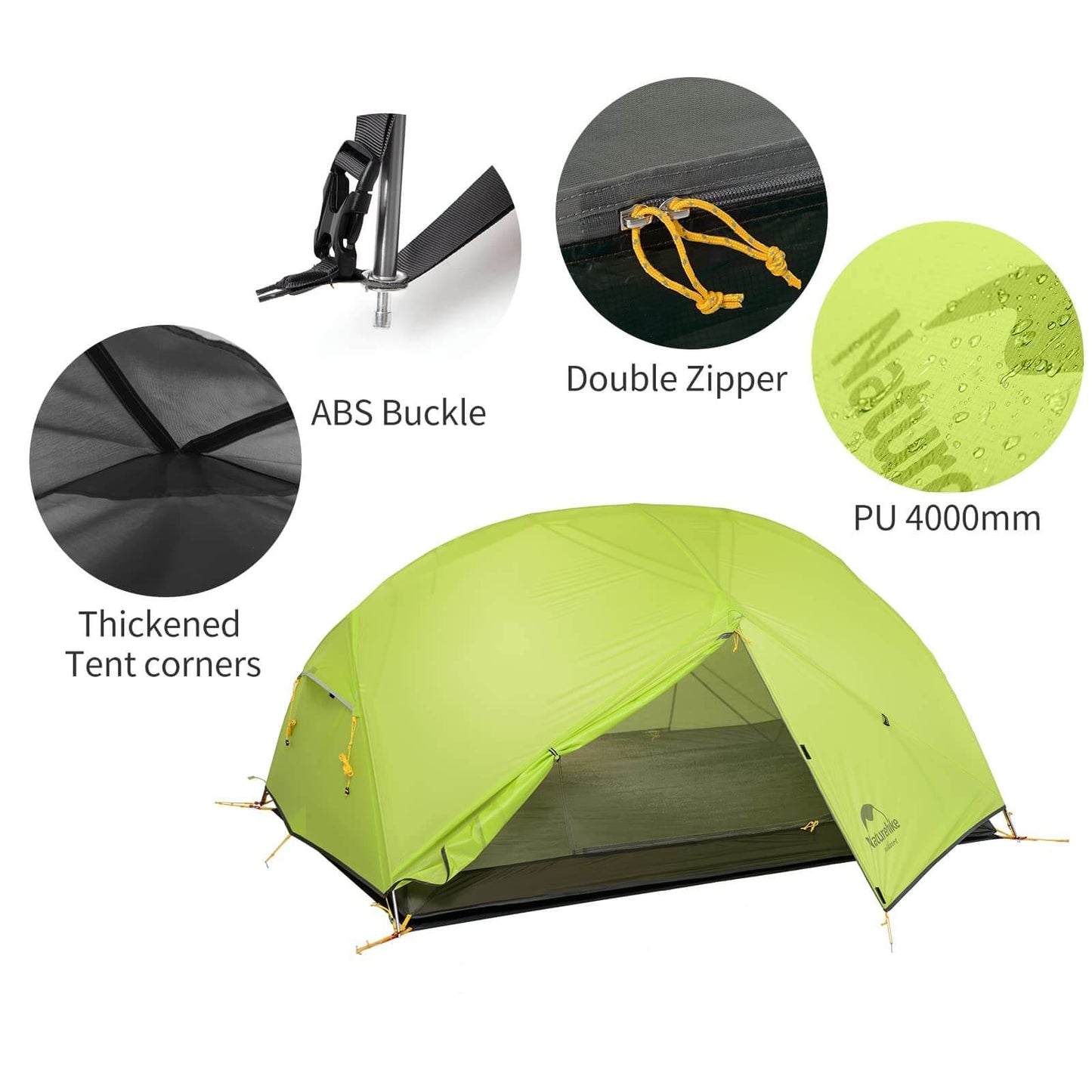 Image of Naturehike Mongar 2 Person Backpacking Tent 3 Season Camping, a Tent available for $245.05 Buy now and save at Adventure Travel Gear