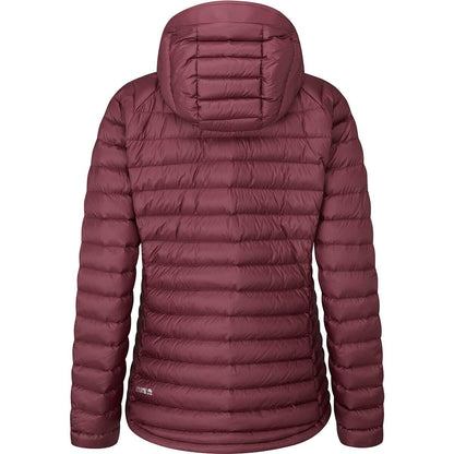 Image of Rab Women's Microlight Alpine 700-Fill Down Hooded Puffer Jacket for Hiking & Skiing, a Puffer Jacket available for $427.75 Buy now and save at Adventure Travel Gear