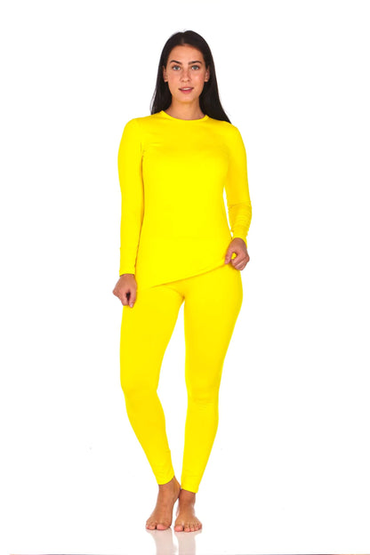 Image of Thermajane Long Johns Thermal Underwear for Women Fleece Lined Base Layer, a Women's Base Layer Set available for $46.39 Buy now and save at Adventure Travel Gear