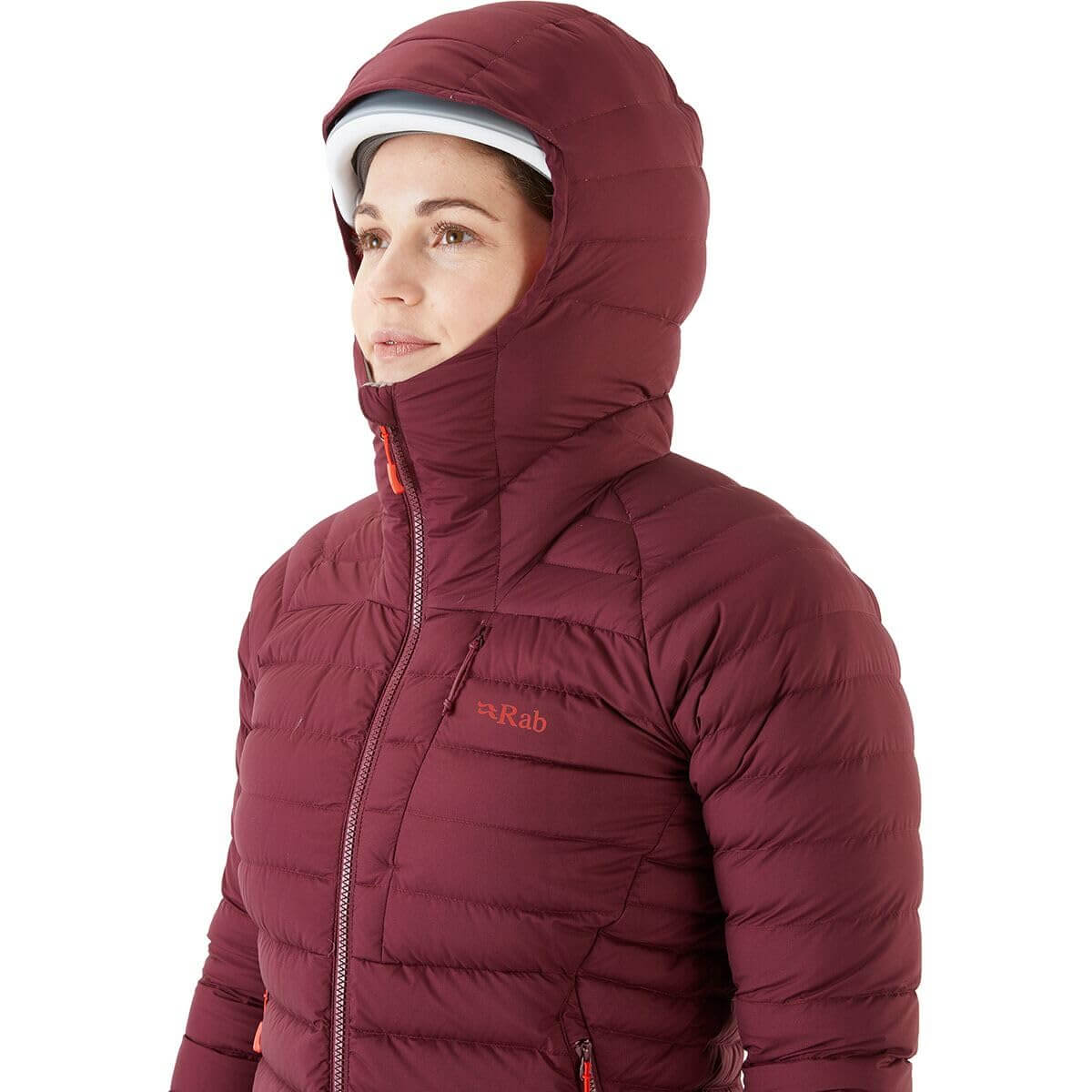 Image of Rab Women's Microlight Alpine 700-Fill Down Hooded Puffer Jacket for Hiking & Skiing, a Puffer Jacket available for $427.75 Buy now and save at Adventure Travel Gear