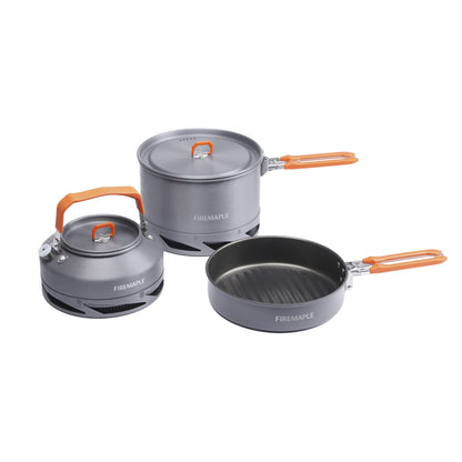 Image of Fire-Maple Feast 4 Piece Camping Cookware Set, a Camping Cookware available for $101.43 Buy now and save at Adventure Travel Gear