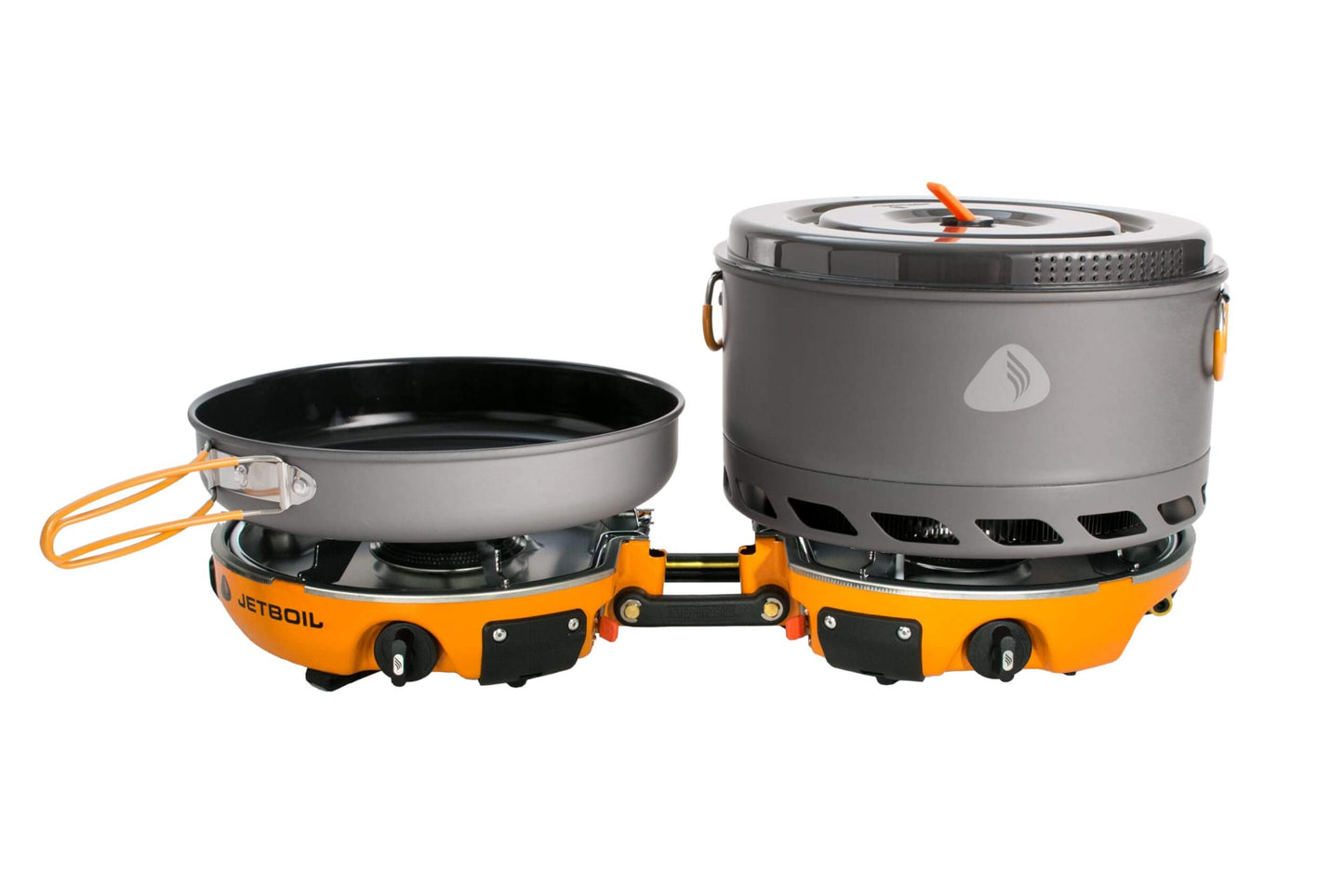 Image of Jetboil Genesis Basecamp Backpacking and Camping Stove Cooking System with Camping Cookware, a Backpacking Stove available for $579.93 Buy now and save at Adventure Travel Gear