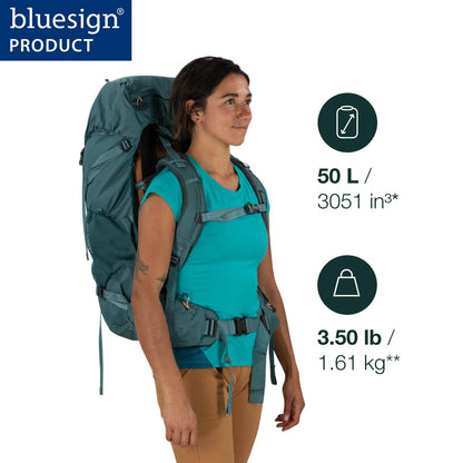 Image of Osprey Renn 65L Women's Backpacking Backpack, a backpack available for $385.70 Buy now and save at Adventure Travel Gear