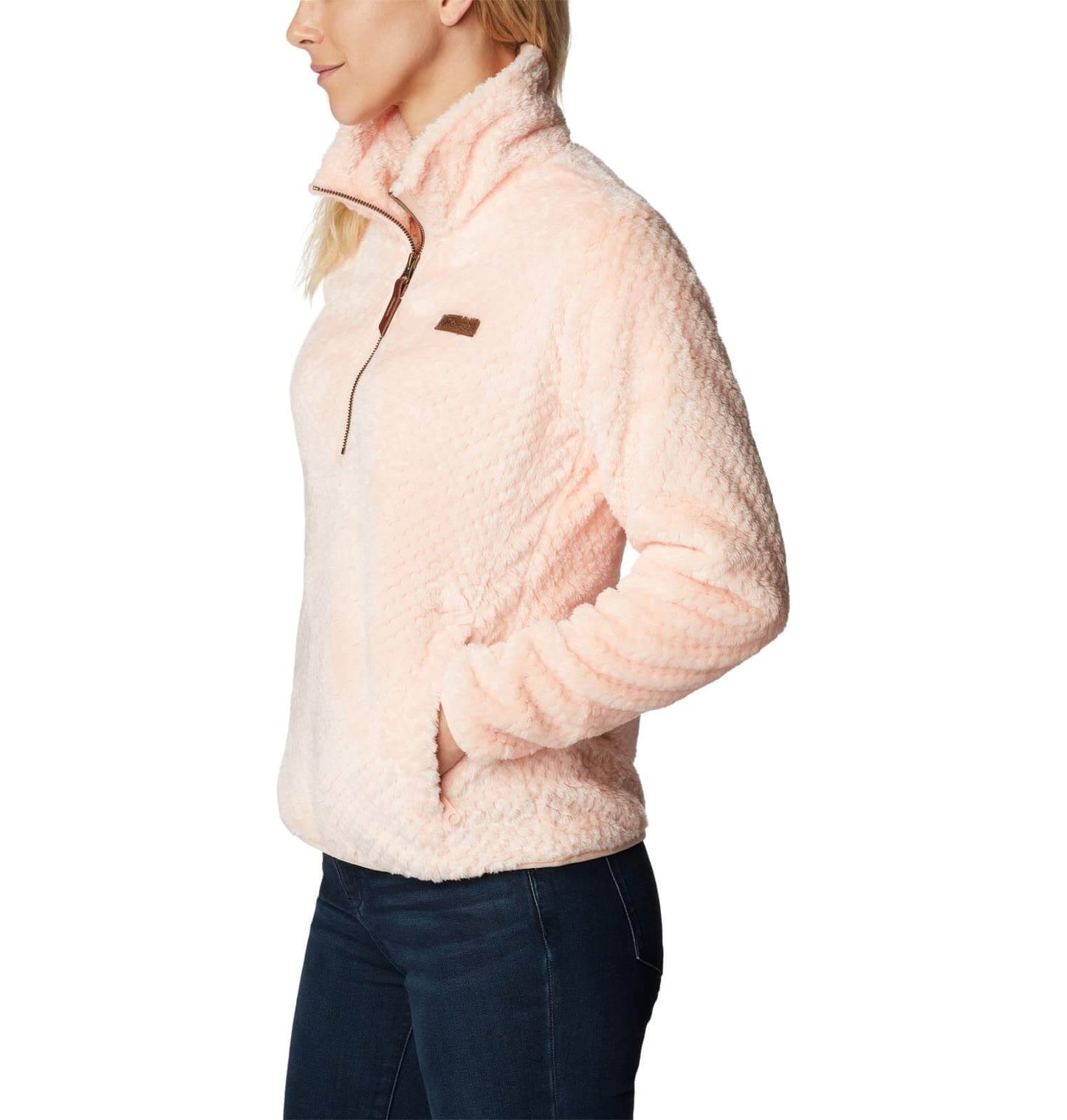 Image of Columbia Women's Fire Side Sherpa 1/4 Zip, a Jacket available for $70.69 Buy now and save at Adventure Travel Gear