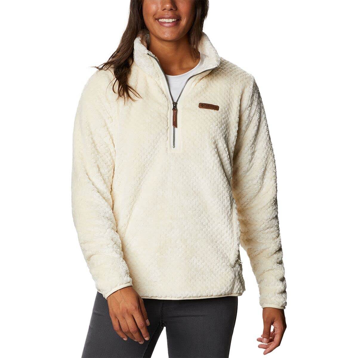 Image of Columbia Women's Fire Side Sherpa 1/4 Zip, a Jacket available for $70.69 Buy now and save at Adventure Travel Gear