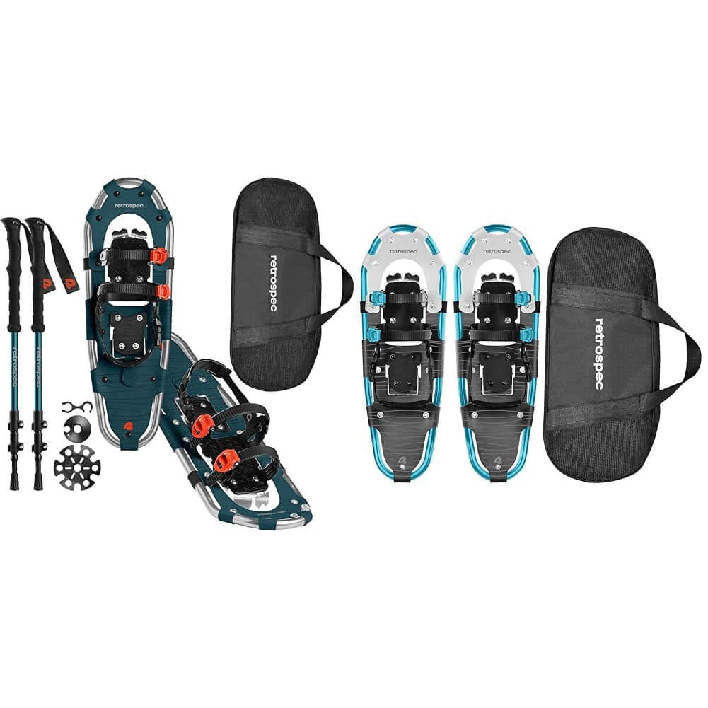 Image of Retrospec Drifter 21/25/30 Inch Snowshoes & Trekking Poles Bundle, a Snowshoes available for $202.97 Buy now and save at Adventure Travel Gear