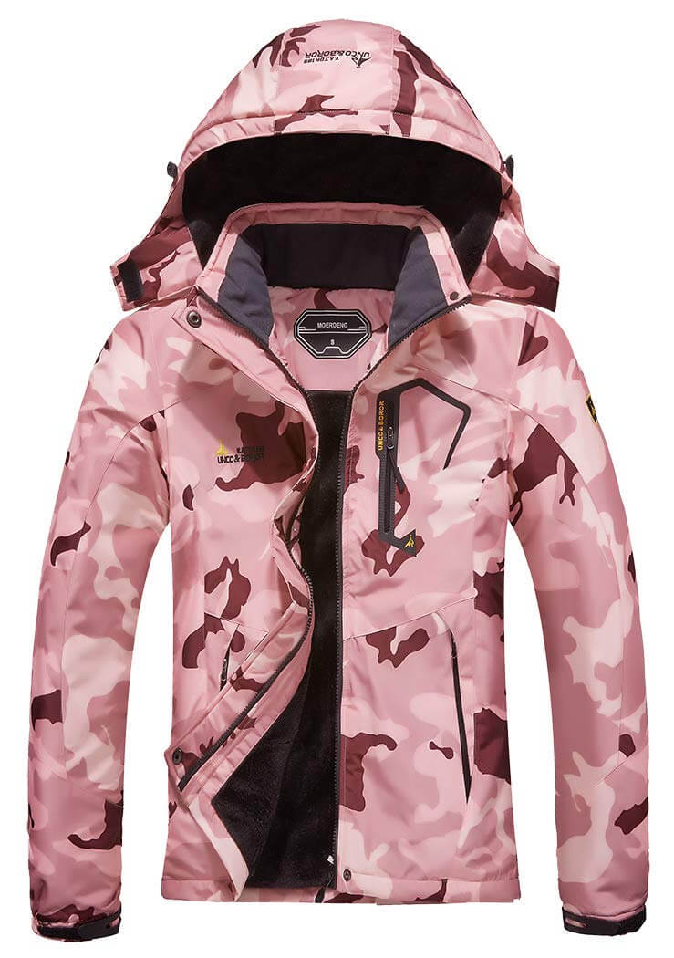 Image of MOERDENG Women's Waterproof Ski Jacket Warm Winter Snow Coat, a Ski Jacket available for $79.74 Buy now and save at Adventure Travel Gear