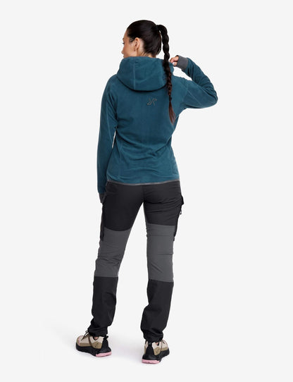 Image of RevolutionRace Women's Trekker Hoodie, Fleece Jacket Great for Hiking and Outdoor Adventures, a Jacket available for $85.55 Buy now and save at Adventure Travel Gear