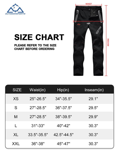 Image of Rdruko Women's Snow Pants Waterproof Insulated Fleece, a Pants available for $65.24 Buy now and save at Adventure Travel Gear