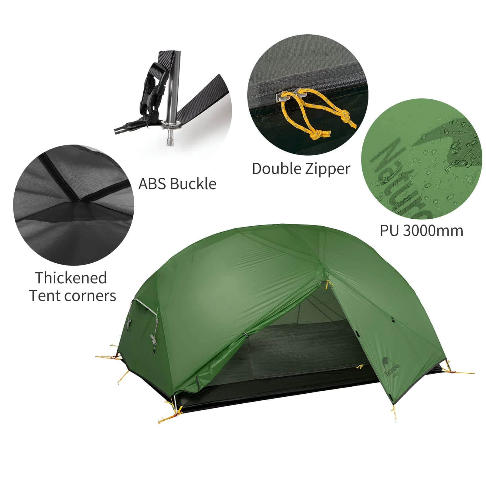 Image of Naturehike Mongar 2 Person Backpacking Tent 3 Season Camping, a Tent available for $245.05 Buy now and save at Adventure Travel Gear