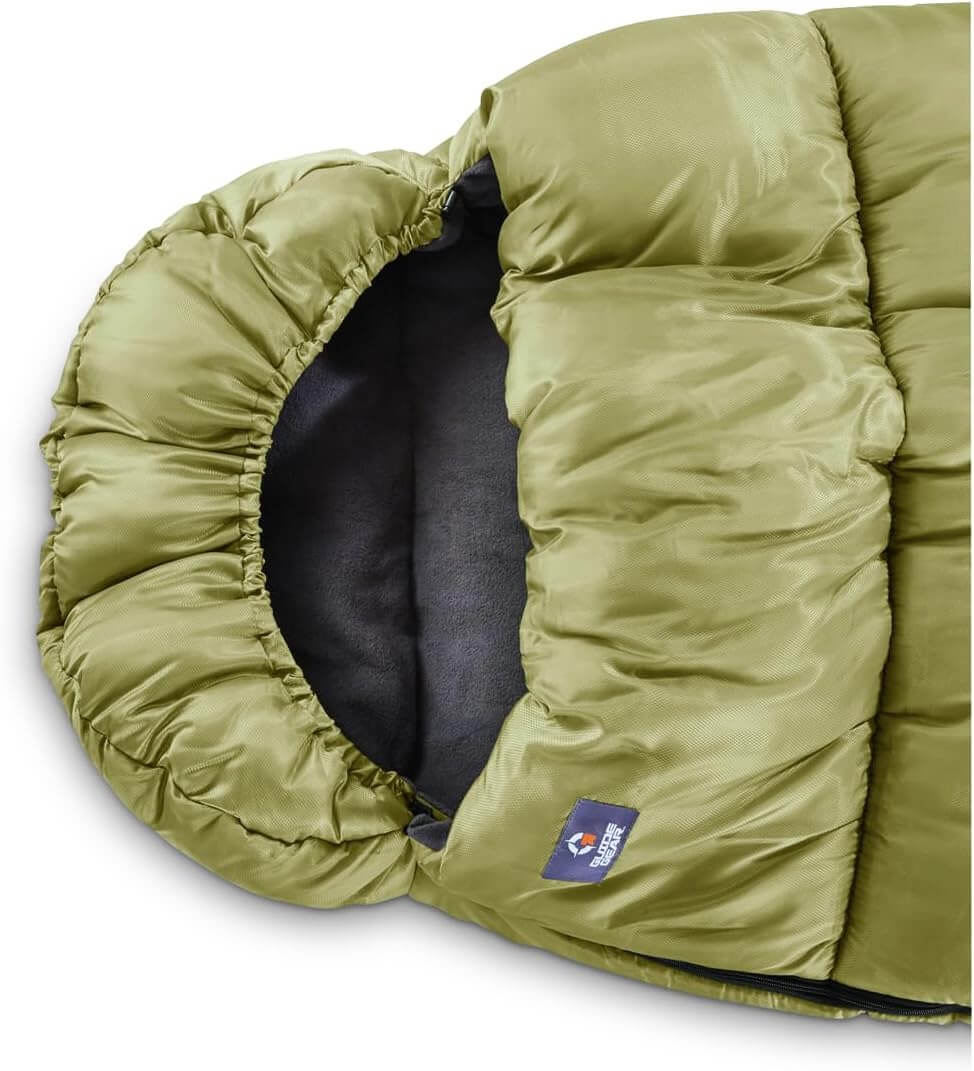 Image of Guide Gear -15 Degree Fleece Lined Sleeping Bag for Adults, a Sleeping Bag available for $131.94 Buy now and save at Adventure Travel Gear