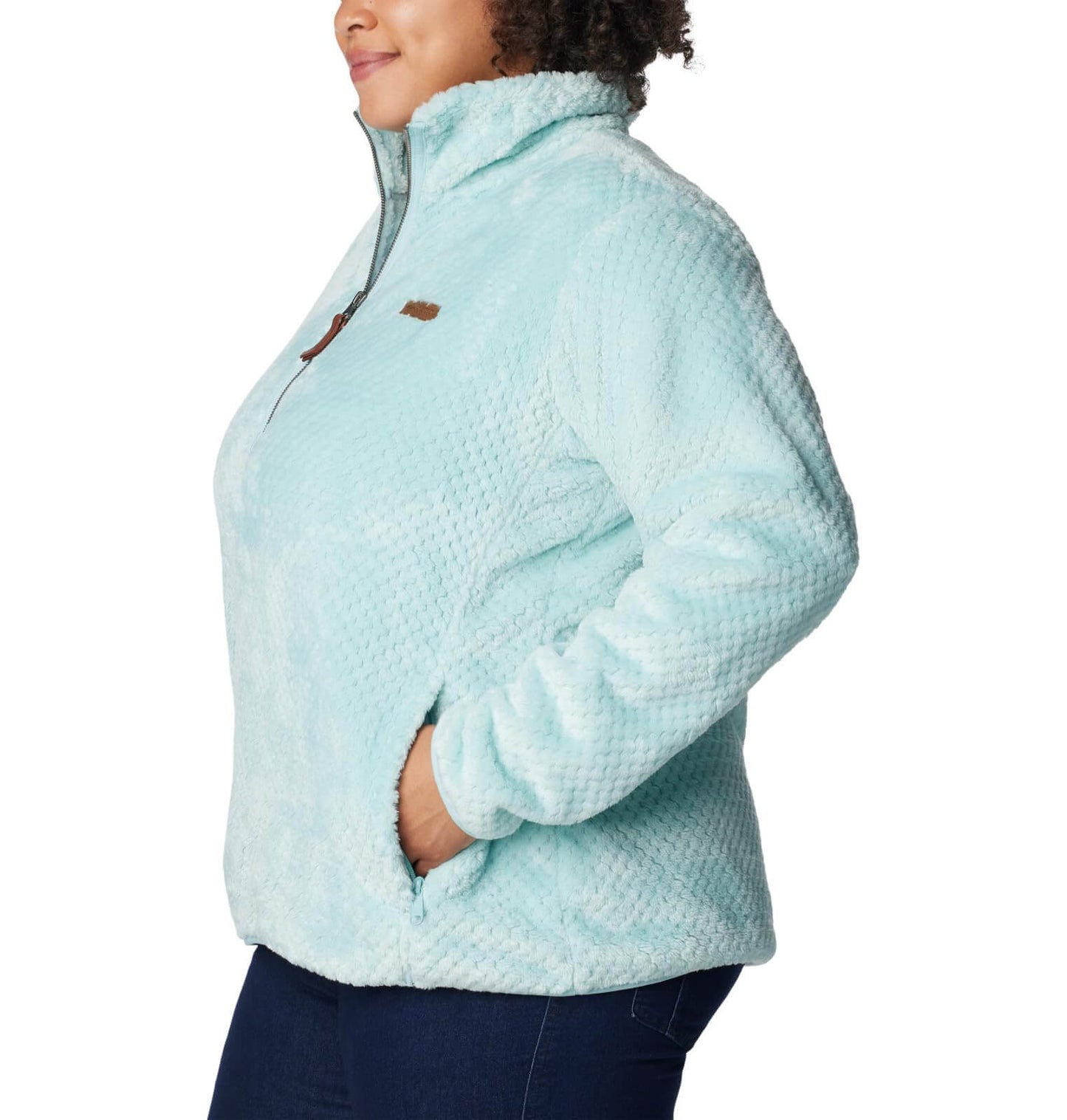 Image of Columbia Women's Fire Side Sherpa 1/4 Zip, a Jacket available for $70.69 Buy now and save at Adventure Travel Gear