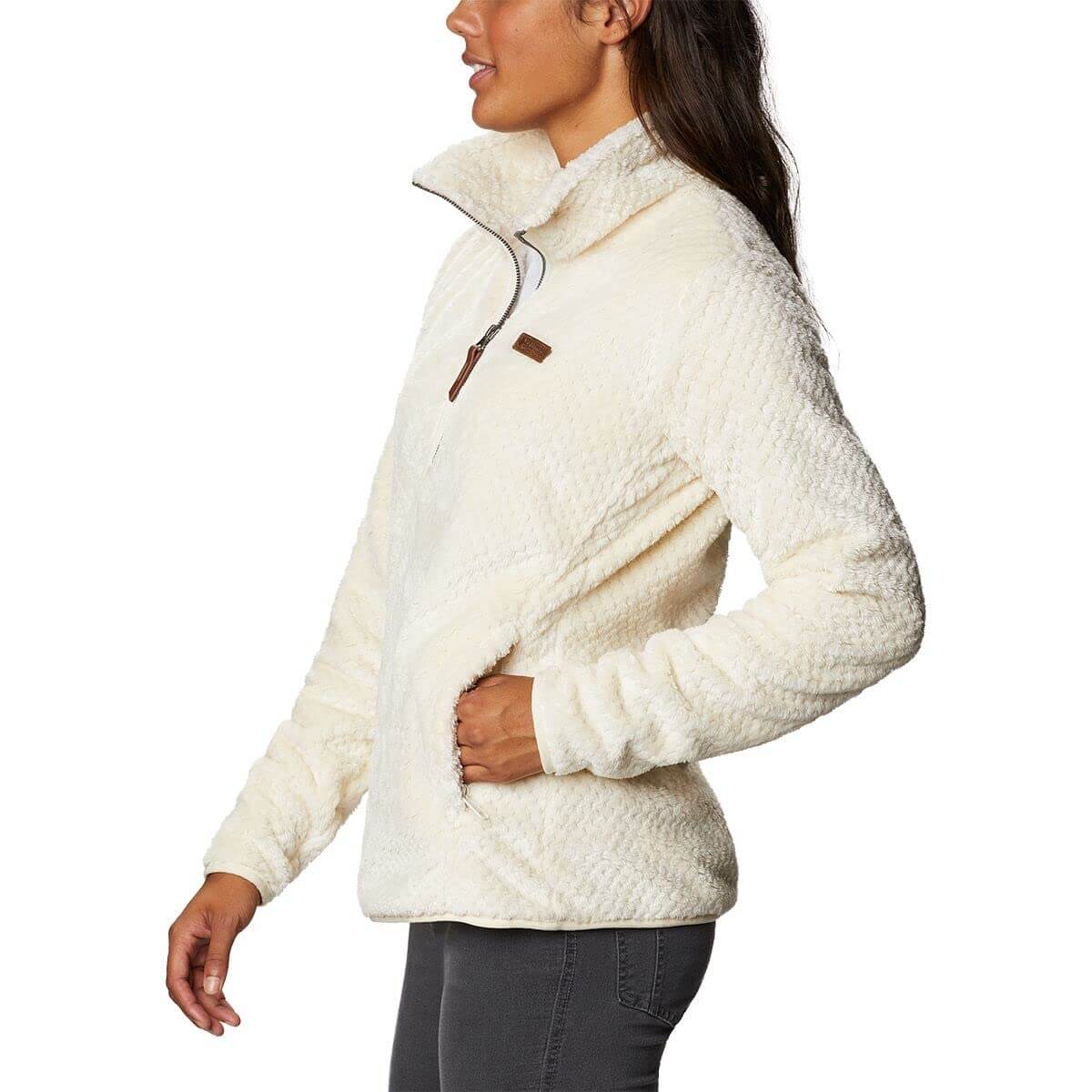 Image of Columbia Women's Fire Side Sherpa 1/4 Zip, a Jacket available for $70.69 Buy now and save at Adventure Travel Gear