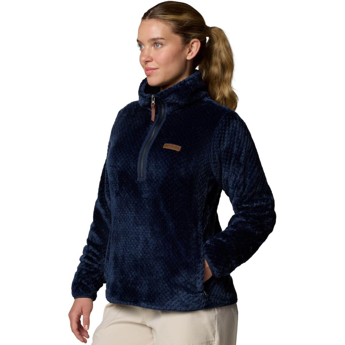 Image of Columbia Women's Fire Side Sherpa 1/4 Zip, a Jacket available for $70.69 Buy now and save at Adventure Travel Gear