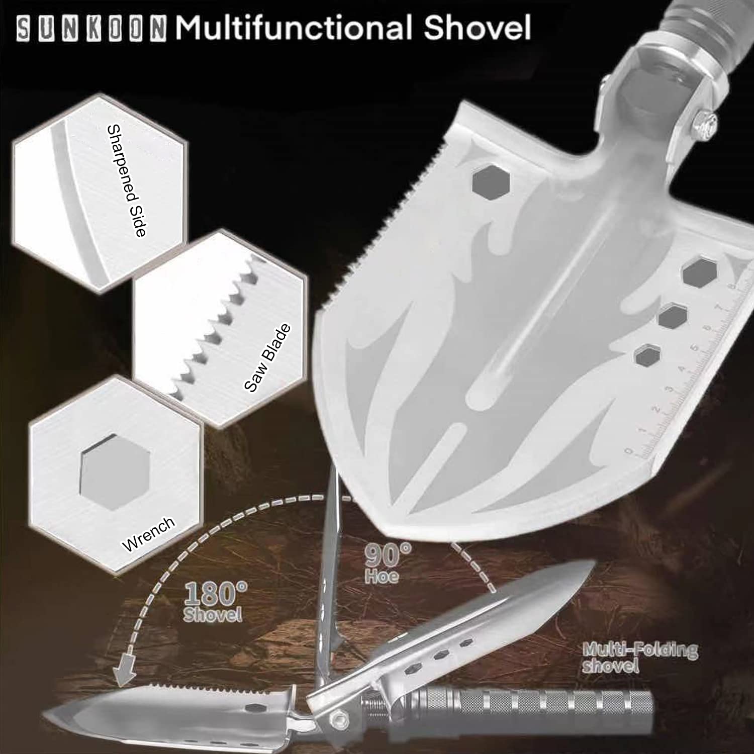 Image of Survival Shovel Survival Axe, Camping Folding Shovels Hatchet, a Survival Tools available for $115.99 Buy now and save at Adventure Travel Gear