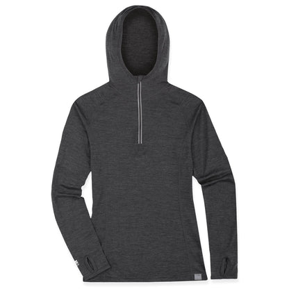 Image of MERIWOOL Women’s Base Layer Hoodie Lightweight Merino Wool Long Sleeve Thermal, a Women's Base Layer Hoodie available for $92.80 Buy now and save at Adventure Travel Gear