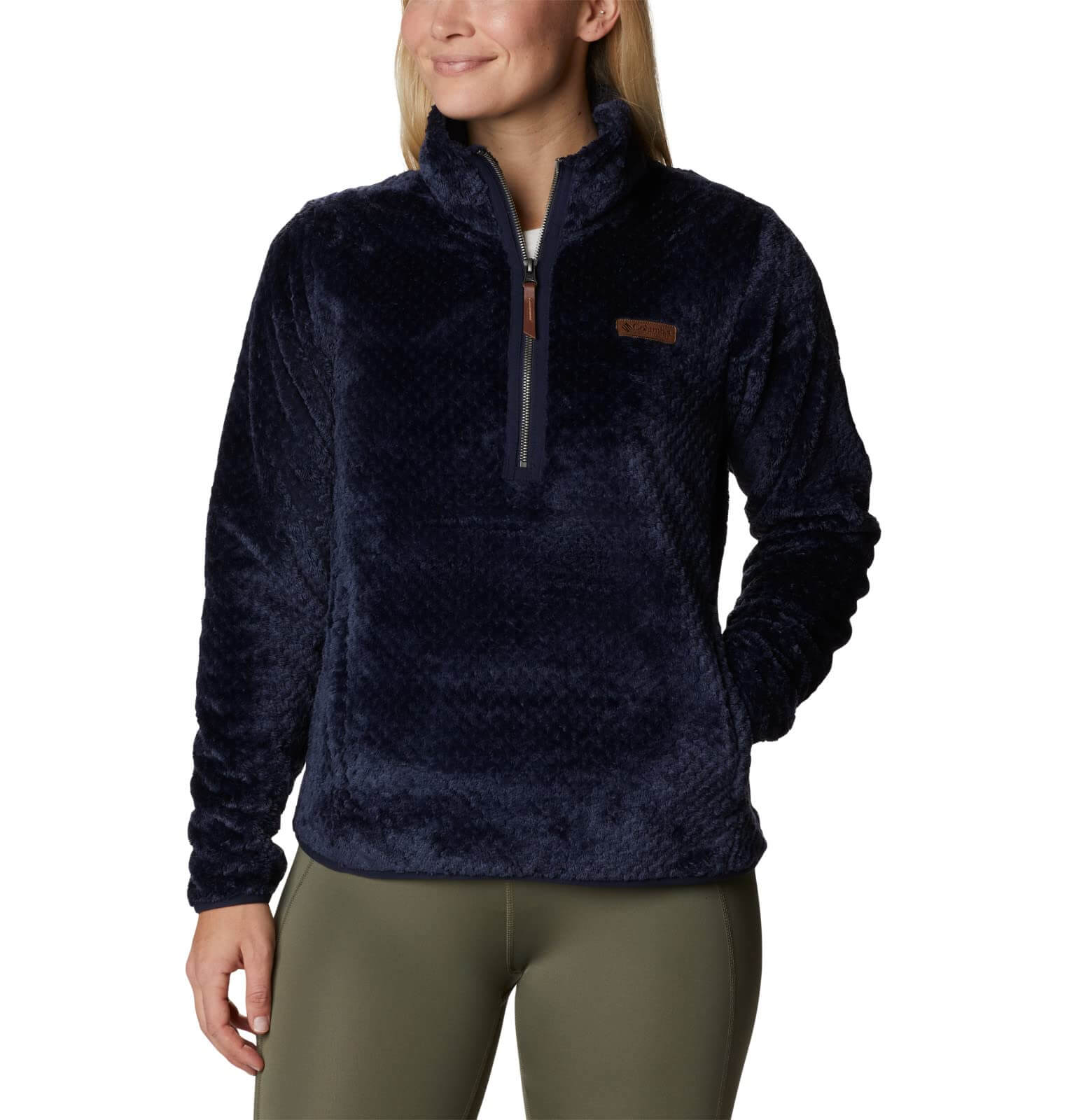 Image of Columbia Women's Fire Side Sherpa 1/4 Zip, a Jacket available for $70.69 Buy now and save at Adventure Travel Gear