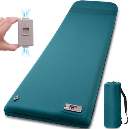 Image of Self Inflating Sleeping Pad with Electric Pump, 3.14" Ultra-Thick, a Sleeping Pad available for $130.49 Buy now and save at Adventure Travel Gear