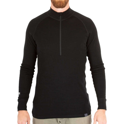 Image of MERIWOOL Mens Base Layer 100% Merino Wool Midweight 250g Half Zip Sweater for Men, a Men's Base Layer Sweater available for $94.25 Buy now and save at Adventure Travel Gear