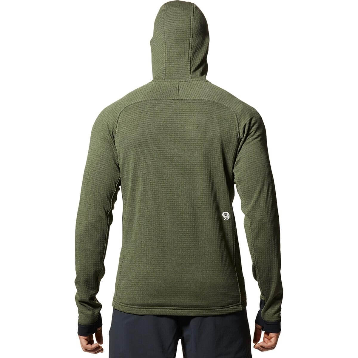 Image of Mountain Hardwear Men's Polartec Power Grid Full Zip Hoody, a Men's Mid Layer available for $232.00 Buy now and save at Adventure Travel Gear