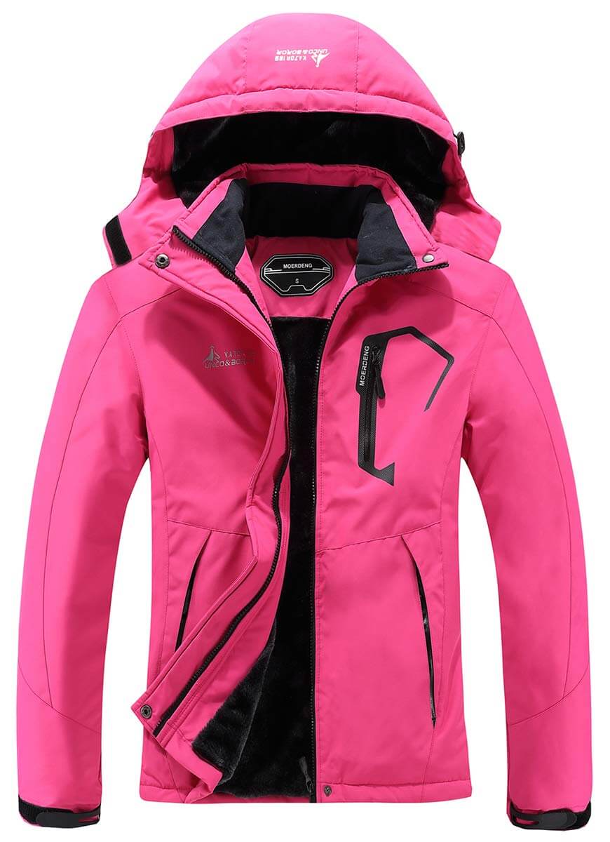 Image of MOERDENG Women's Waterproof Ski Jacket Warm Winter Snow Coat, a Ski Jacket available for $79.74 Buy now and save at Adventure Travel Gear