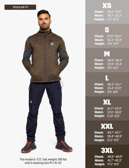 Image of RevolutionRace Men's Fusion Fleece, Fleece Jacket Perfect for Hiking, a Jacket available for $114.55 Buy now and save at Adventure Travel Gear