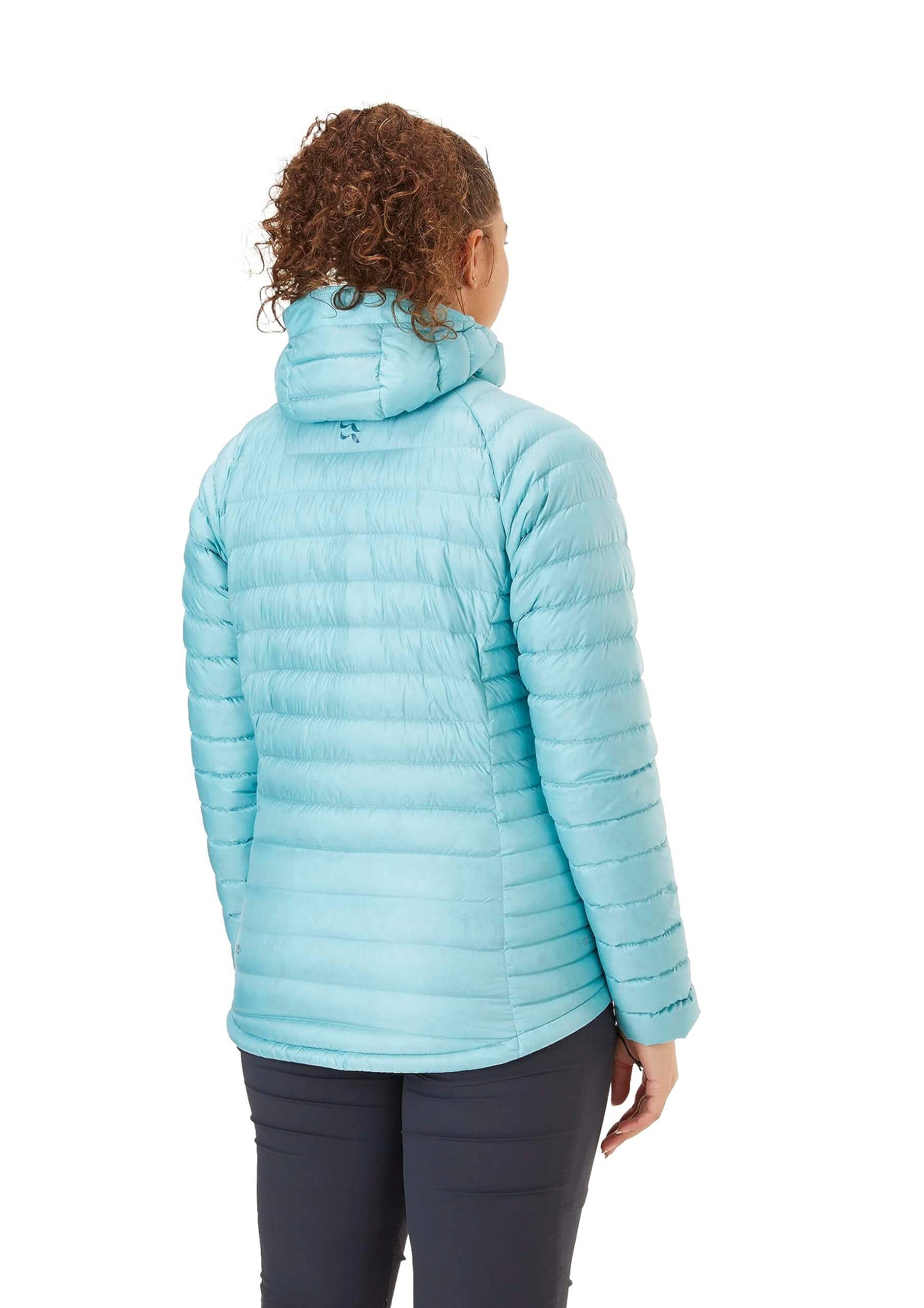 Image of Rab Women's Microlight Alpine 700-Fill Down Hooded Puffer Jacket for Hiking & Skiing, a Puffer Jacket available for $427.75 Buy now and save at Adventure Travel Gear