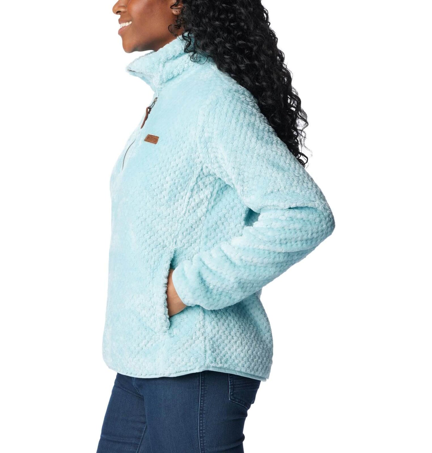 Image of Columbia Women's Fire Side Sherpa 1/4 Zip, a Jacket available for $70.69 Buy now and save at Adventure Travel Gear