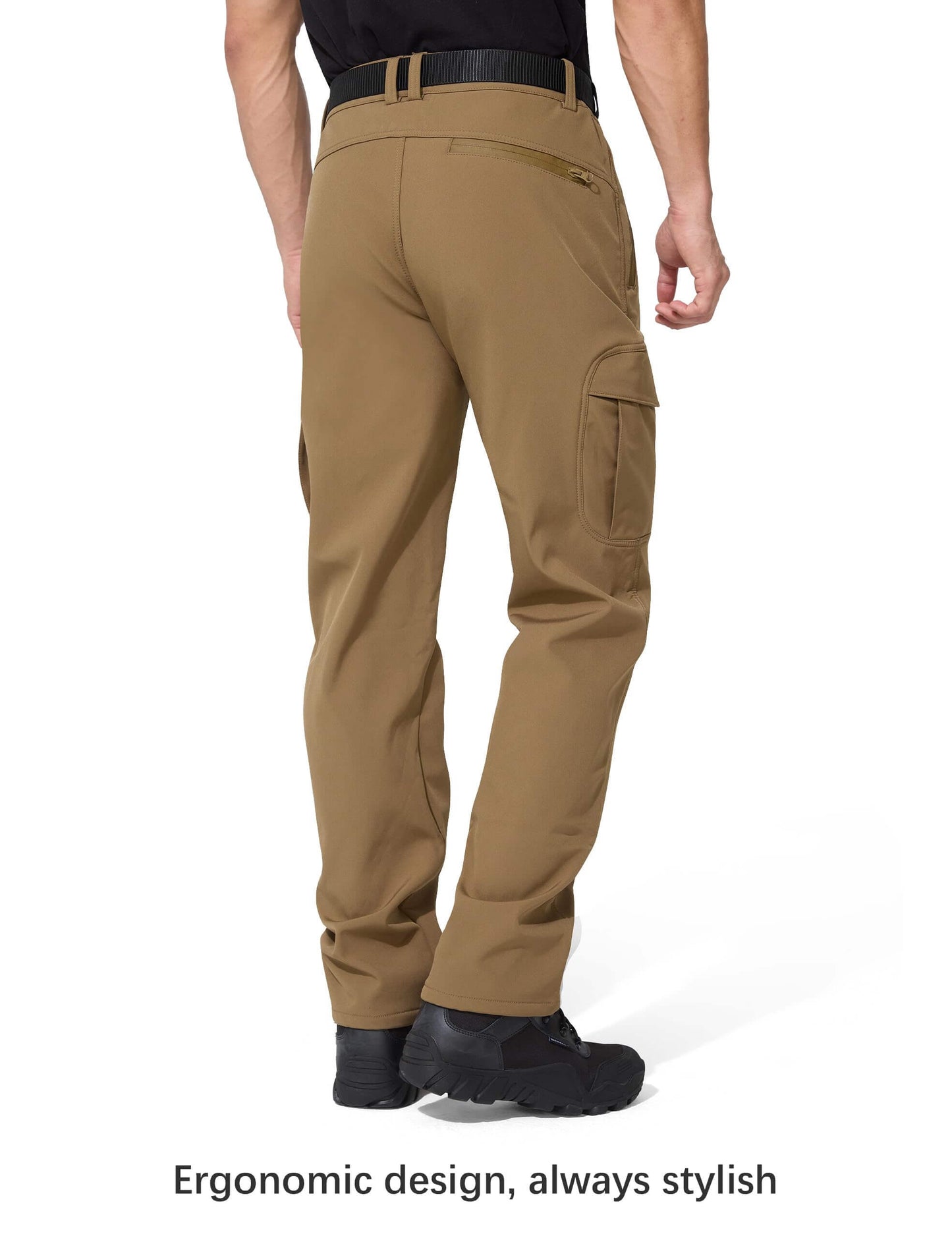 Image of FREE SOLDIER Men's Outdoor Softshell Fleece Lined Cargo Pants, a Pants available for $65.24 Buy now and save at Adventure Travel Gear