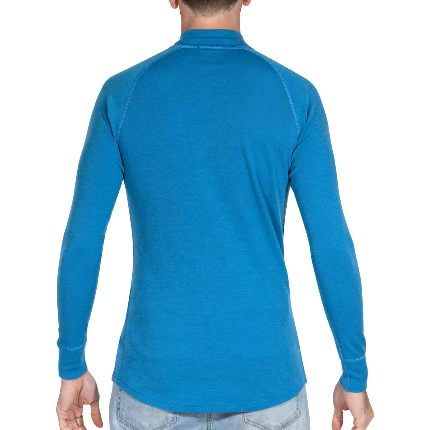 Image of MERIWOOL Mens Base Layer 100% Merino Wool Midweight 250g Half Zip Sweater for Men, a Men's Base Layer Sweater available for $131.95 Buy now and save at Adventure Travel Gear