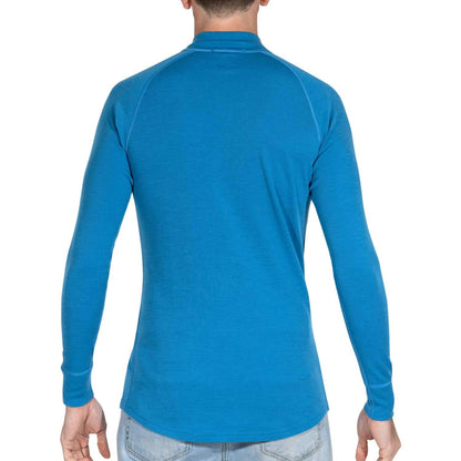 Image of MERIWOOL Mens Base Layer 100% Merino Wool Midweight 250g Half Zip Sweater for Men, a Men's Base Layer Sweater available for $131.95 Buy now and save at Adventure Travel Gear