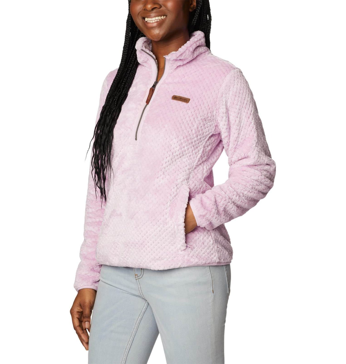 Image of Columbia Women's Fire Side Sherpa 1/4 Zip, a Jacket available for $118.90 Buy now and save at Adventure Travel Gear