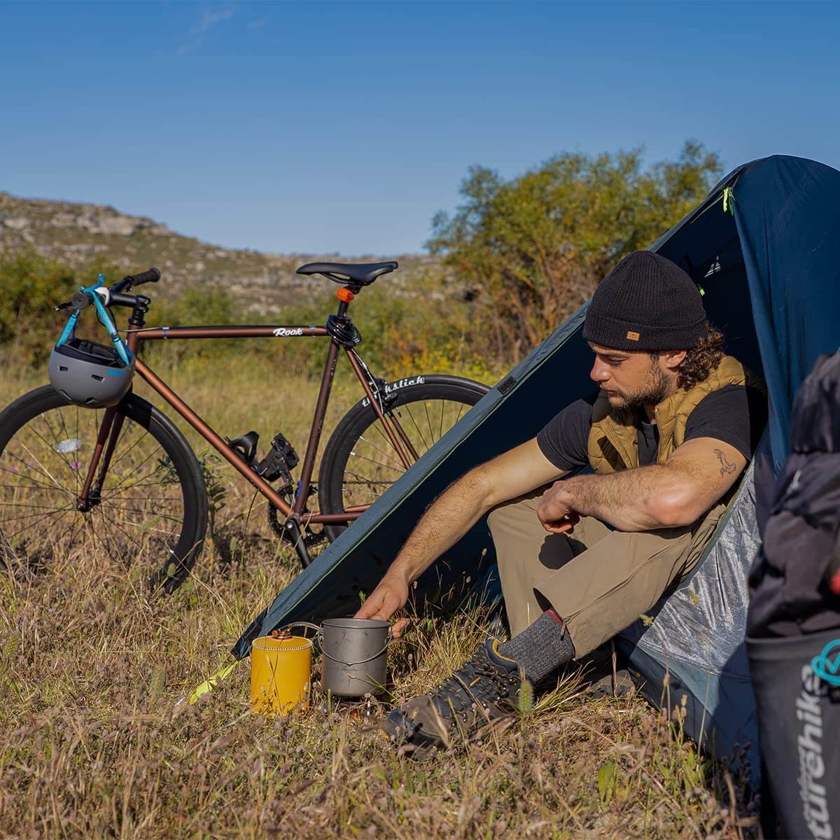 Image of Naturehike Bikepacking 1 Person Tent, Waterproof Easy Set up Free Standing, a Tent available for $123.24 Buy now and save at Adventure Travel Gear