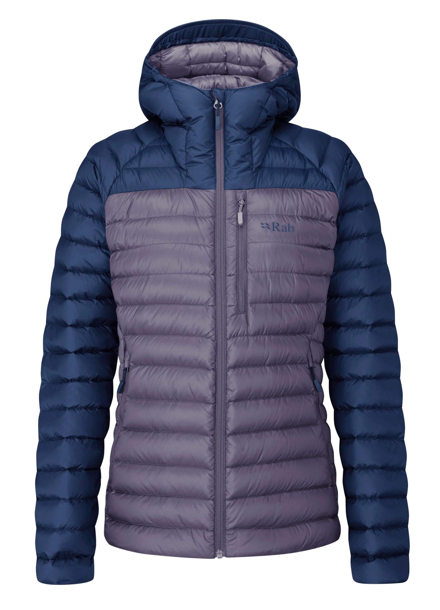 Image of Rab Women's Microlight Alpine 700-Fill Down Hooded Puffer Jacket for Hiking & Skiing, a Puffer Jacket available for $366.75 Buy now and save at Adventure Travel Gear