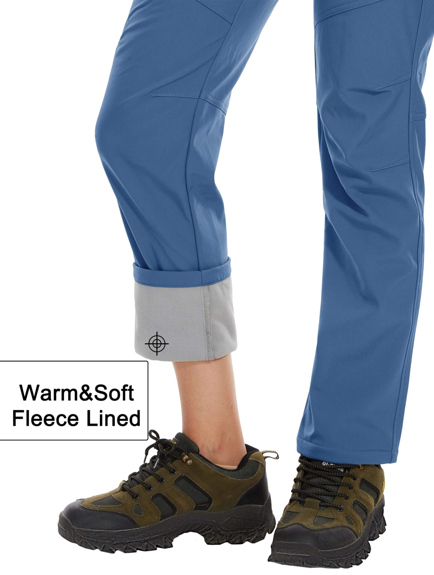 Image of Women's Fleece Lined Waterproof Insulated Softshell Pants, a Pants available for $65.22 Buy now and save at Adventure Travel Gear