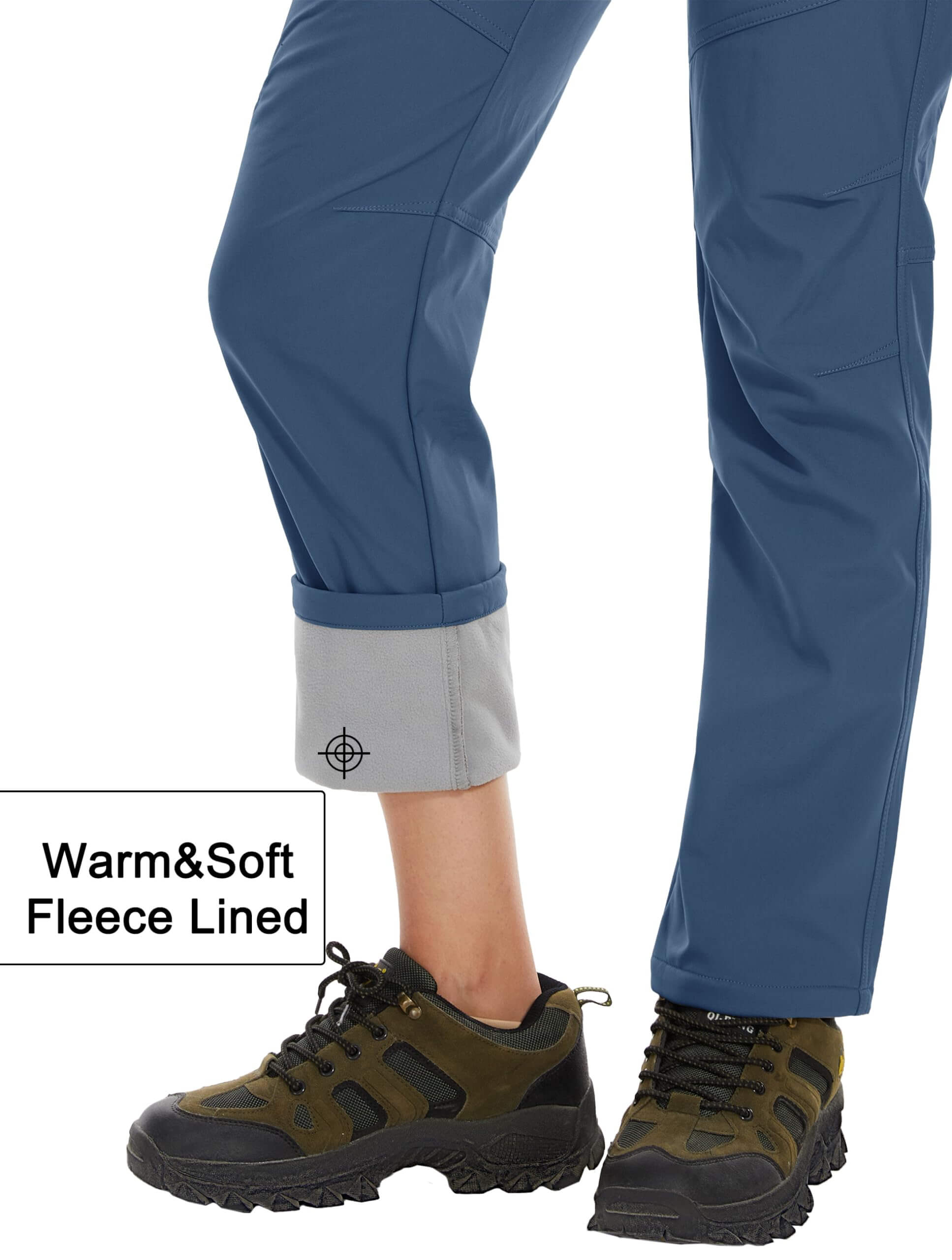 Image of Women's Fleece Lined Waterproof Insulated Softshell Pants, a Pants available for $65.22 Buy now and save at Adventure Travel Gear