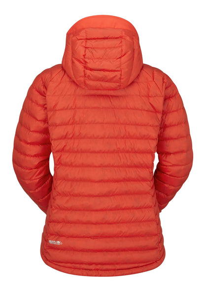 Image of Rab Women's Microlight Alpine 700-Fill Down Hooded Puffer Jacket for Hiking & Skiing, a Puffer Jacket available for $427.75 Buy now and save at Adventure Travel Gear