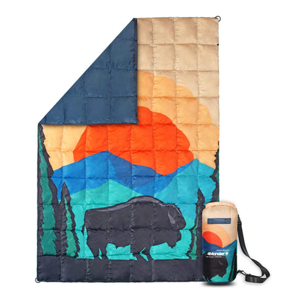 Image of 4Monster Down Camping Blanket - Outdoor Travel Quilt, a Camping Blanket available for $102.94 Buy now and save at Adventure Travel Gear